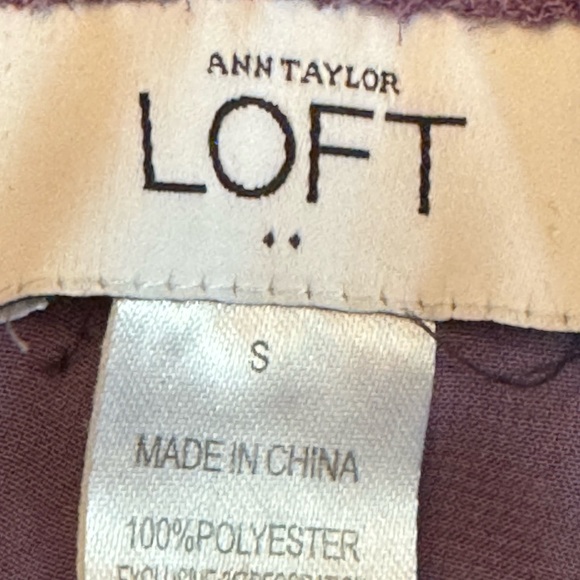 LOFT Purple Ruffled Blouse - Picture 5 of 6